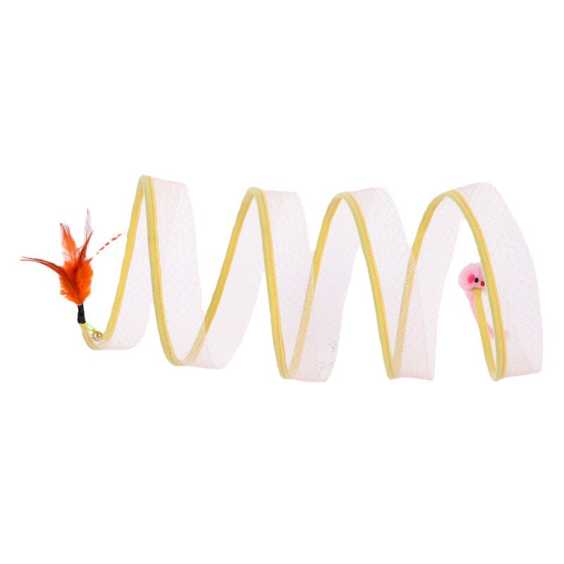 Foldable S-Type Cat Tunnel Toy – Interactive Play Maze