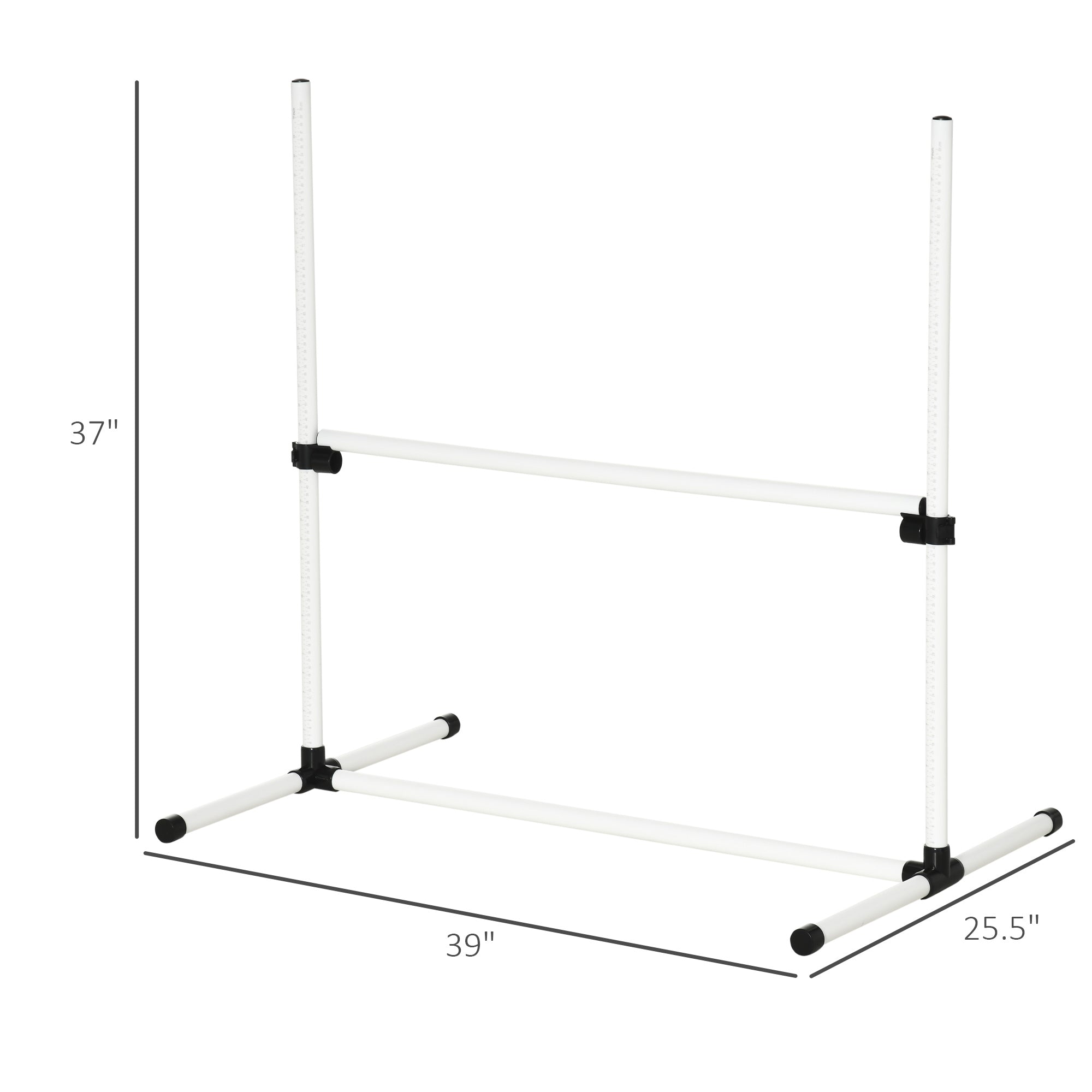 4-Piece Adjustable Dog Agility Training Set – Jumps & Poles