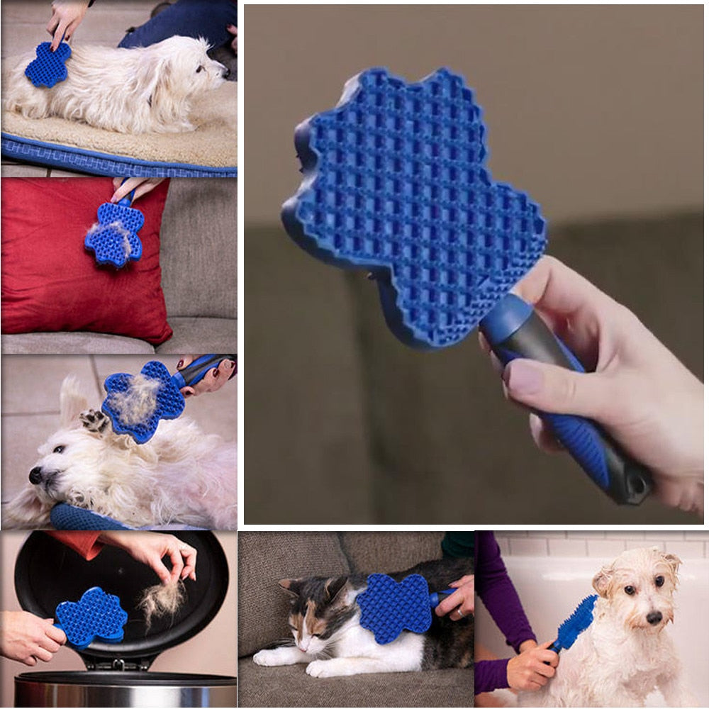 Pet Hair Remover Brush – Gentle Grooming Tool