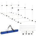 4-Piece Adjustable Dog Agility Training Set – Jumps & Poles