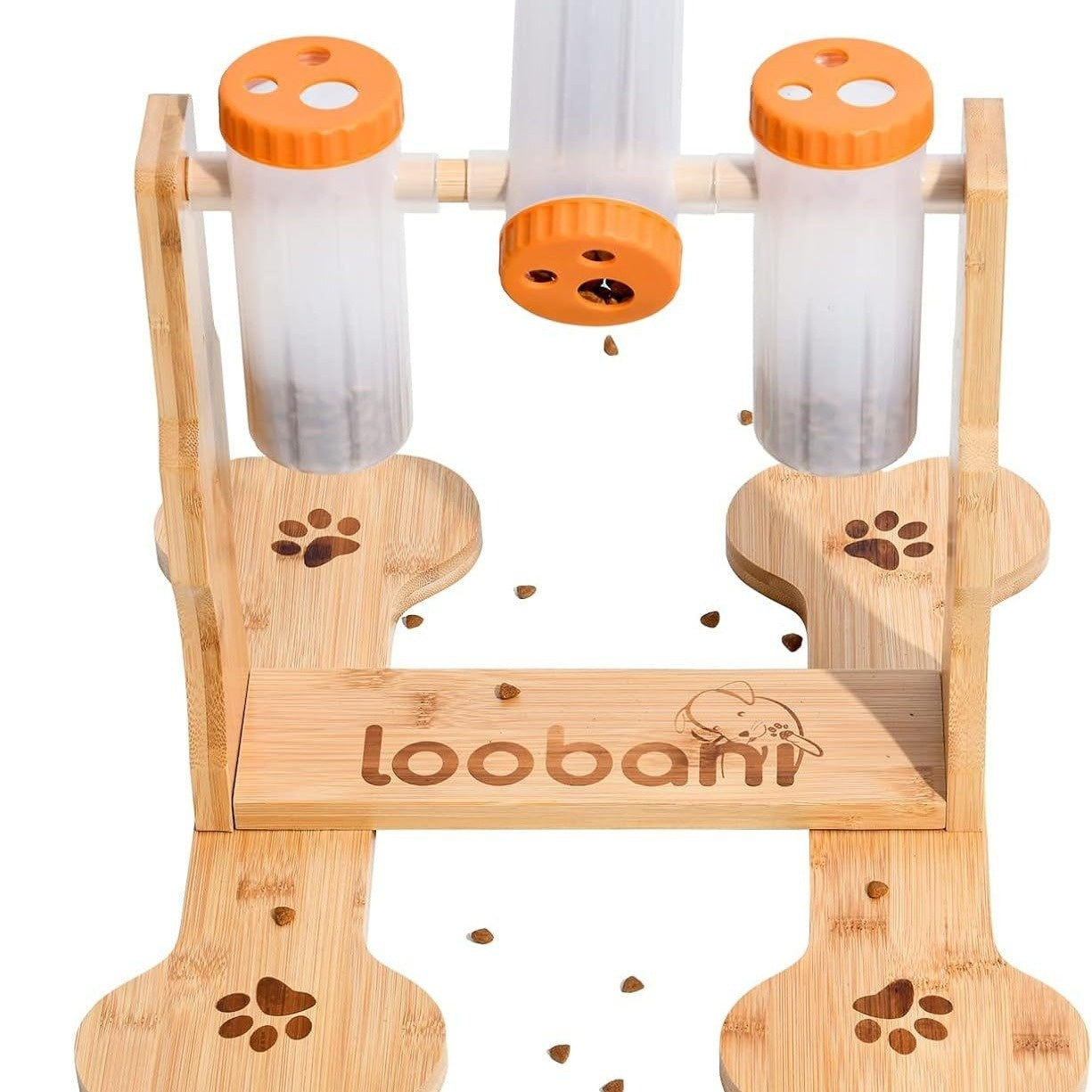 Interactive Wooden Puzzle Toy – Dog Treat Dispenser