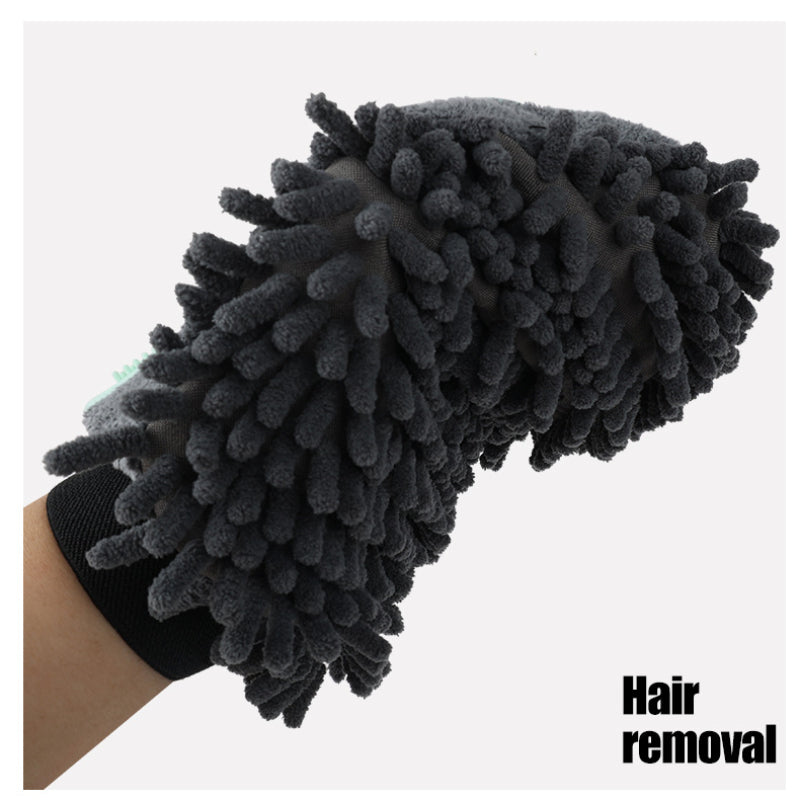 2-in-1 Pet Bathing & Grooming Glove for Dogs & Cats